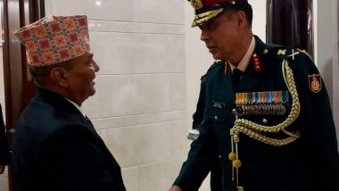 World News | Nepal Army Chief General Ashok Raj Sigdel Begins Official Visit to India to Strengthen Defence Ties