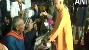 India News | CM Yogi Adityanath Inspects Night Shelters, Distributes Blankets to Needy in Gorakhpur