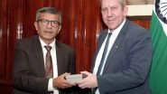 World News | Defence Secretary Rajesh Kumar Singh Meets German Delegate Andreas Schwarz