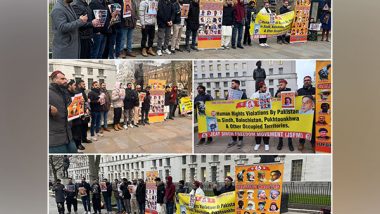 World News | Activists Rally in London to Condemn Pakistan's Repression of Sindhi, Baloch, Pashtun, and Kashmiri Communities