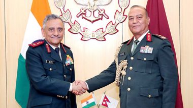 World News | Nepal Army Chief Meets CDS Gen Anil Chauhan in Delhi, Discusses Defence Cooperation