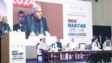 India News | Vice President Jagdeep Dhankar Underscores India's Maritime Heritage as 'Global Connector'