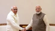 India News | Gujarat CM Bhupendra Patel Pays Courtesy Visit to PM Modi in Delhi