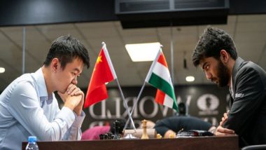 Sports News | Game 13 of Gukesh-Liren FIDE World Championship Match Drawn, One Round Left