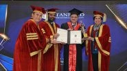 Business News | Global Advocate for Performers' Rights, Sanjay Tandon, Receives Prestigious Honor