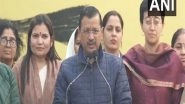India News | Kejriwal Announces Rs 2,100 Monthly Scheme for Delhi Women