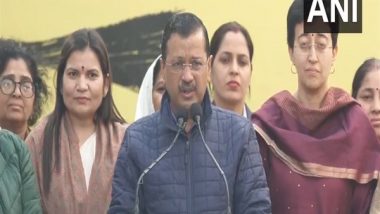 India News | Kejriwal Announces Rs 2,100 Monthly Scheme for Delhi Women