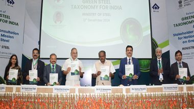 Business News | India Unveils Green Steel Taxonomy to Propel Sustainable Industrial Growth