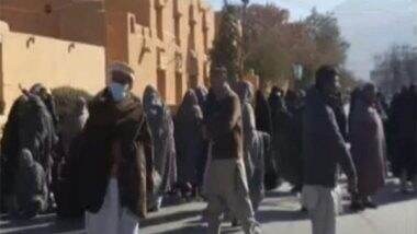 World News | Pakistan: Women Hold Protest in Balochistan's Quetta over Gas Shortage Amid Freezing Cold