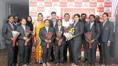 Business News | Ignite Junior College Hyderabad Shines as Students Secure Top Ranks in CLAT 2025