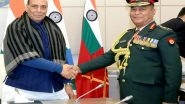 World News | Rajnath Singh Reaffirms India's Commitment to Strengthening Ties with Neighbours During Meeting with Nepal's Army Chief