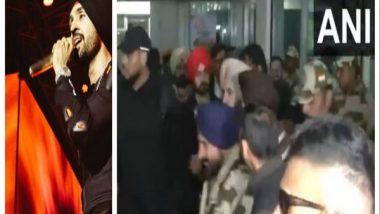 Entertainment News | In Pics: Diljit Dosanjh Greets Paps as He Arrives in Chandigarh for 'Dil-Luminati' Concert