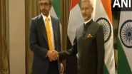 World News | EAM Jaishankar Meets UAE Counterpart at 4th India-UAE Strategic Dialogue