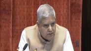 India News | "It's Not a Campaign Not Against Me.. but Against the Category to Which I Belong': Rajya Sabha Chairman Jagdeep Dhankar