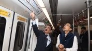 World News | Japanese Envoy to India Takes Ride in Delhi Metro