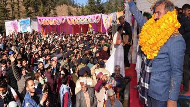 India News | Himachal CM Distributes Rs 97.69 Lakh to Kupvi Area Women Under Indira Gandhi Pyari Behna Sukh-Samman Nidhi Yojana