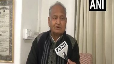 India News | 'There is Threat Looming over Constitution': Ashok Gehlot Hits Back at Rajnath Singh