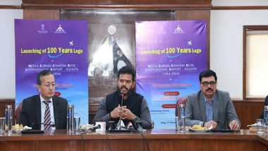 India News | Civil Aviation Minister Unveils Centenary Celebrations Logo of Kolkata Airport