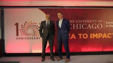 Business News | University of Chicago Center in Delhi Sets Ambitious Goals for Future, as Institute for Climate and Sustainable Growth Launches in India