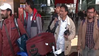 World News | Indian Nationals Evacuated from Syria Arrive at Delhi Airport