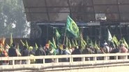 India News | 'Hamari Awaz Ko Na Kuchla Jaye': Farmers' Marching to Delhi Appeal to Police After Being Blocked at Shambhu Border