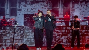 Entertainment News | Rapper Hanumankind Joins Karan Aujla at Sold-out Bengaluru Stop of 'It Was All A Dream' India Iour