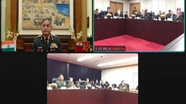 World News | Indian Army Chief General Upendra Dwivedi Virtually Attends 2nd Land Forces Summit 2024