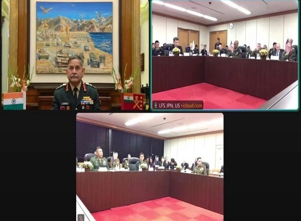 World News | Indian Army Chief General Upendra Dwivedi Virtually Attends 2nd Land Forces Summit 2024