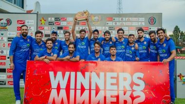 Sports News | 3rd T20I: Rashid, Omarzai Guide Afghanistan to 3-wicket Victory over Zimbabwe, Win Series 2-1