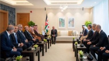 World News | King of Jordan Receives Abdullah Bin Zayed, Participants in Aqaba Meetings on Syria