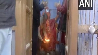 India News | UP: 'Aarti' Performed at Reopened Temple in Sambhal