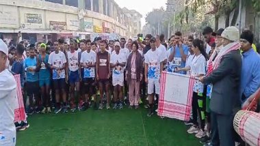 India News | 700 Athletes from Assam and Other States Participate in Bahubali Jorhat Half Marathon