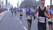 India News | Vice Admiral Rajesh Pendharkar Flags off 9th Vizag Navy Marathon from RK Beach in Visakhapatnam