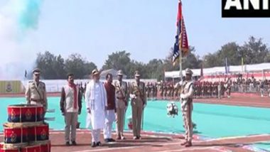 India News | Amit Shah Attends Ceremony to Present President's Colour Award to Chhattisgarh Police