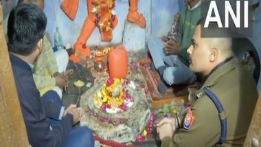 India News | Sambhal: SP and DM Offer Prayers at Newly Discovered Shiv-Hanuman Temple