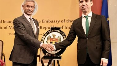 World News | EAM Jaishankar, Moldovan Deputy PM Popsoi Jointly Inaugurate Embassy of Moldova in Delhi
