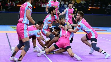 Sports News | PKL: Jaipur Pink Panthers Remain in Playoffs Race After Comprehensive Win over Tamil Thalaivas