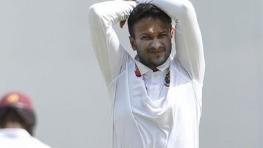 Sports News | Shakib Al Hasan Suspended from Bowling in All Top-level Cricket, Domestic and International Competitions