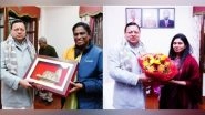Sports News | Uttarakhand: Raksha Khadse, PT Usha Meet CM Pushkar Dhami