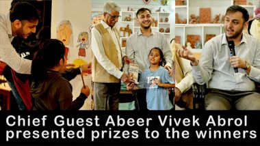 Business News | 3rd Kanti Rana's Child Art Competition 2024 Chief Guest Abeer Vivek Abrol