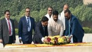 World News | Sri Lankan President Anura Kumara Dissanayake Pays Tribute to Mahatma Gandhi at Rajghat