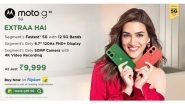 Business News | Moto G35 5G Segment's Fastest* 5G Smartphone Featuring the Segment's Only FHD+ 120Hz Display, Goes on Sale Today at an Effective Price of Rs9,999