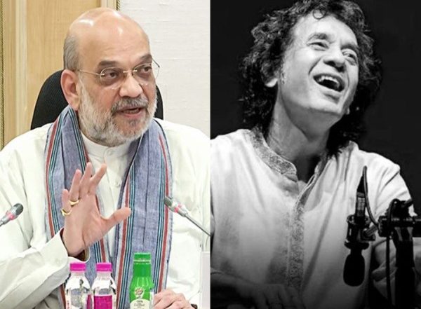 India News | Union Minister Amit Shah Condoles Demise of Ustad Zakir Hussain