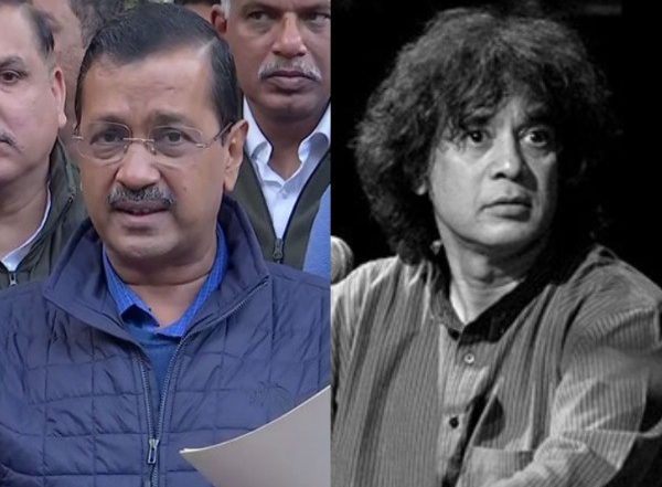India News | Arvind Kejriwal Offers Condolences on Demise of Ustad Zakir Hussain
