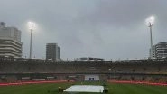 Sports News | Rain to Play a Spoilsport in Remaining Two Days of IND-AUS Brisbane Test