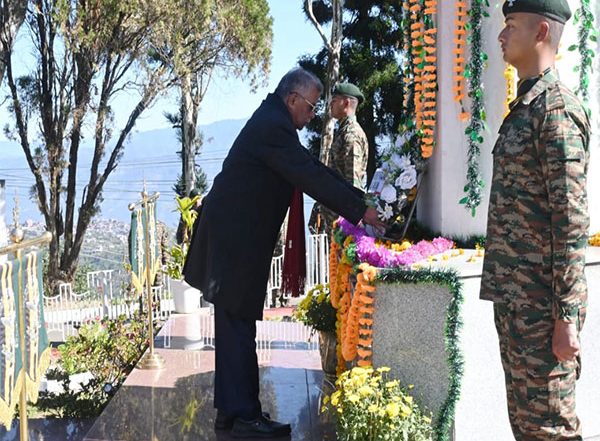 India News | Nagaland Governor Leads Vijay Diwas Tributes at Zakhama Military Station