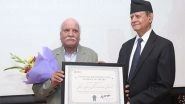 Business News | Inaugural Cheistha Kochhar Good Samaritan Award Given to Suraj Prakash Vaid, the Man of the Golden Hour