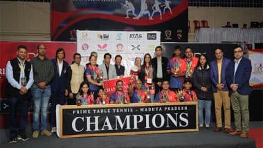 Sports News | Lion Warriors Emerge Victorious in  First Season of Madhya Pradesh Prime Table Tennis League