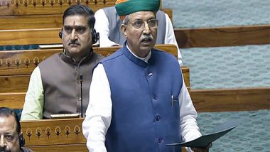 India News | Arjun Ram Meghwal to Introduce 'One Nation, One Election' Bill in Lok Sabha Today