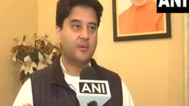 Business News | Auction of Spectrum for Satellite Services is Technically Unfeasible: Jyotiraditya Scindia Telecom Minister